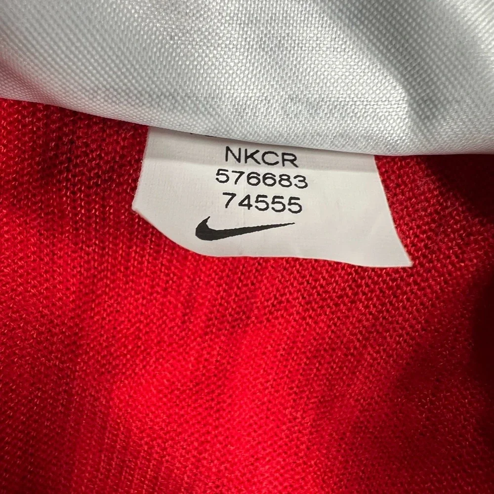 Kansas‎ City Chiefs Shirt Mens Medium Gray Red Long Sleeve Nike On Field NFL